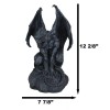 Warden Large Cathedral Guardian Crouching Winged Gargoyle Statue 12.5"H Fantasy