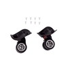 itdegno 2 x Universal Luggage Suitcase Replacement Wheel Wheel Axles