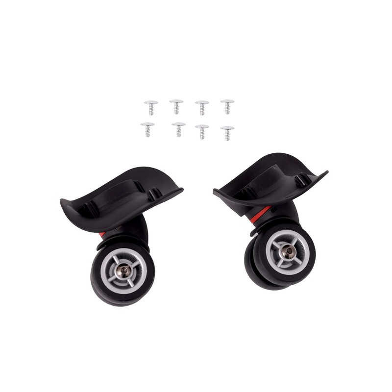 itdegno 2 x Universal Luggage Suitcase Replacement Wheel Wheel Axles