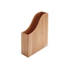 NATUREHOME Classic Wooden Magazine File Box Solid Handmade Beech Natural