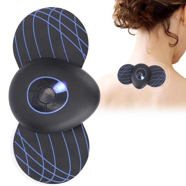 Neck Massager Sticker, USB Neck Wrap for Pain Relief, Multifunctional Intelligent Electric Neck Massager for the Whole Body, Therapy to Relieve Pain and Ste