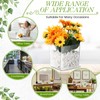 Tioncy 4'' x 4'' 24 Pcs Cube Clear Flower Vase