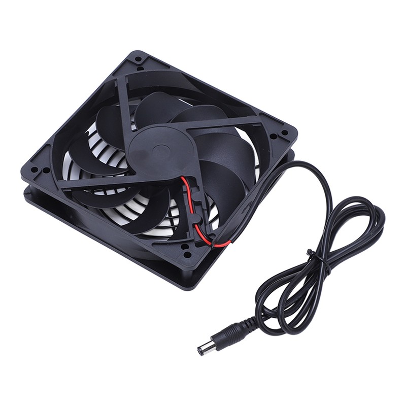Solar Panel Fan Dual Exhaust Fans Air Ventilation Heat Dissipation