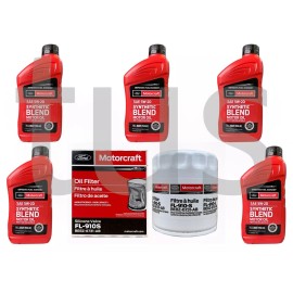 Motorcraft Genuine Motorcraft Oil Change Kit for 2003-2018 Ford Focus 2.0L L4  2.3L L4 5w20