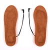 USB Rechargeable Electric Heated Shoe Insoles Heating Shoe Inserts Foot