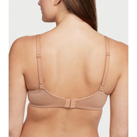 Victoria's Secret Perfect Coverage T Shirt Bra, Full Coverage, Lightly Lined, Adjustable Straps, Bras for Women, Body by Victoria Collection, Beige (36B)