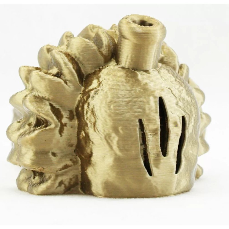 Aztec Quetzalcoatl Death Whistle Ancient Gold Feathered Serpent God MADE