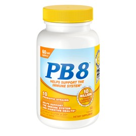 Nutrition Now PB 8 Probiotic Immune System and Digestive Support* Dietary Supplement, 60 Count