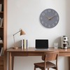 Mosewa Wall Clock Silent Non Ticking Decorative for Kitchen Bedroom