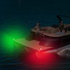 Obcursco Boat Navigation Lights, LED Red and Green Deck Mount