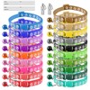 Deetenks Cat Collars 19 Pack Footprint Cat ID Collars Adjustable