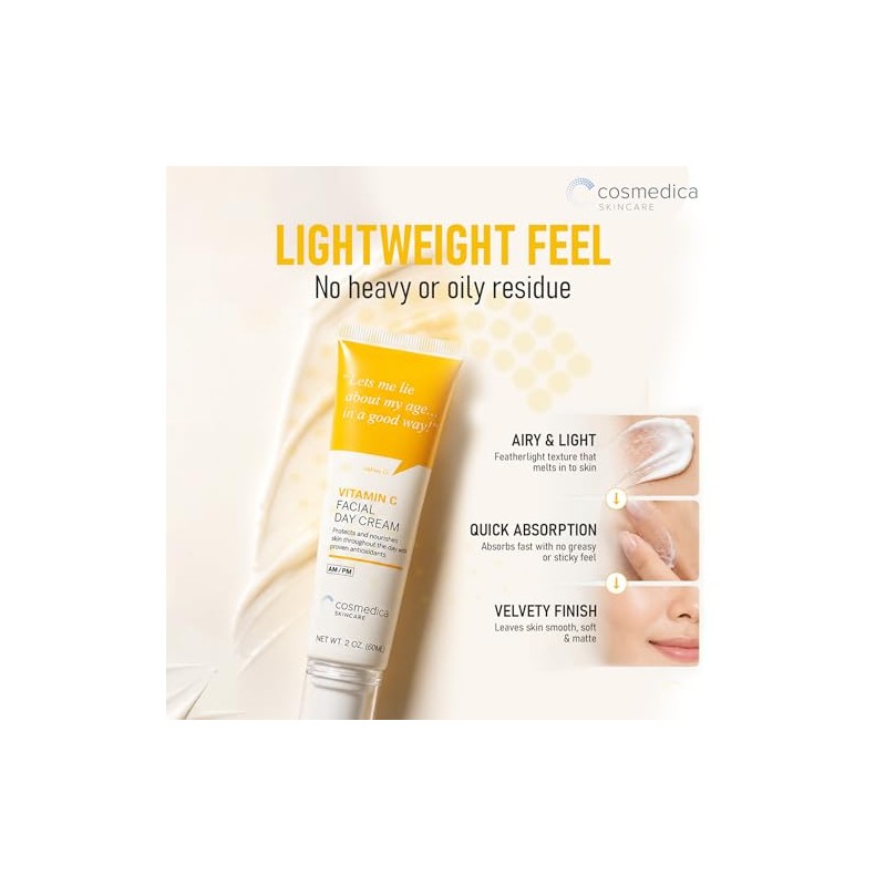 Cosmedica Skincare Crema Facial Vitamina Corrige Líneas Expresión Unifica Tono