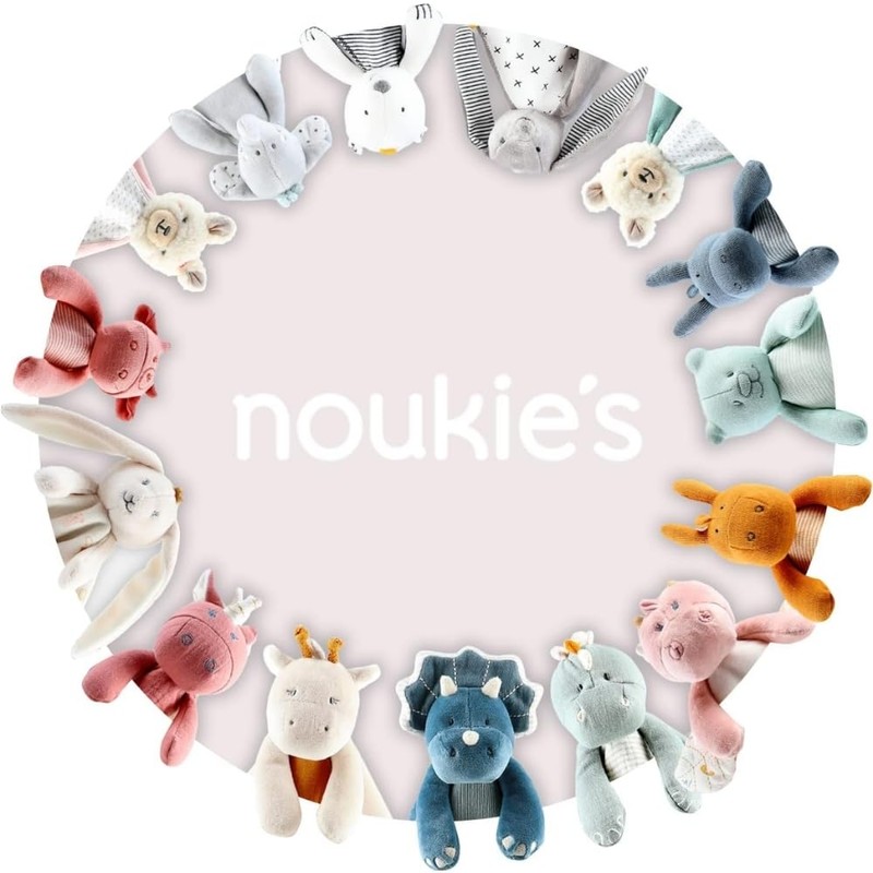 Noukie's Mix & Match Musselin-Decke, Katze, Braun, 75 x 100