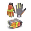 HANDLANDY 6 Pairs Reflective Work Gloves for Men & Women,