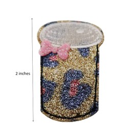 ReelFun Iced Coffee Cappuccino Embroidered Iron On Patch