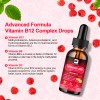 Extra Strength Vitamin B12 Liquid Vit B 12 Drops Energy
