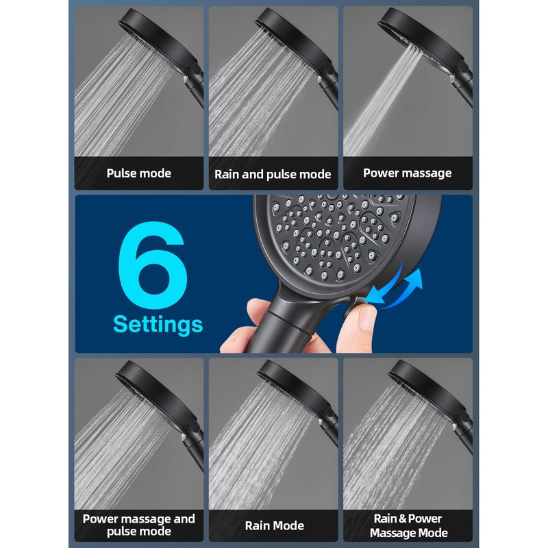 Cobbe Handheld Filtered Shower Head - Filters >99% Chlorine -