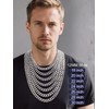 Bandmax Necklace Chain for Men, 3mm Miami Cuban Link