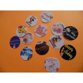 Unbranded Pre Cut One Inch Bottle Cap Images HAPPY BIRTHDAY SAYINGS  Free Shipping - photo, 15 images