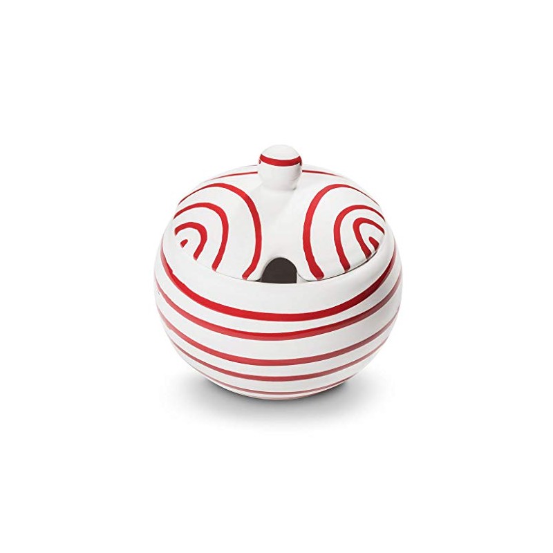 GMUNDNER KERAMIK Sugar Bowl with Cut-Out Diameter 10 cm Flamed