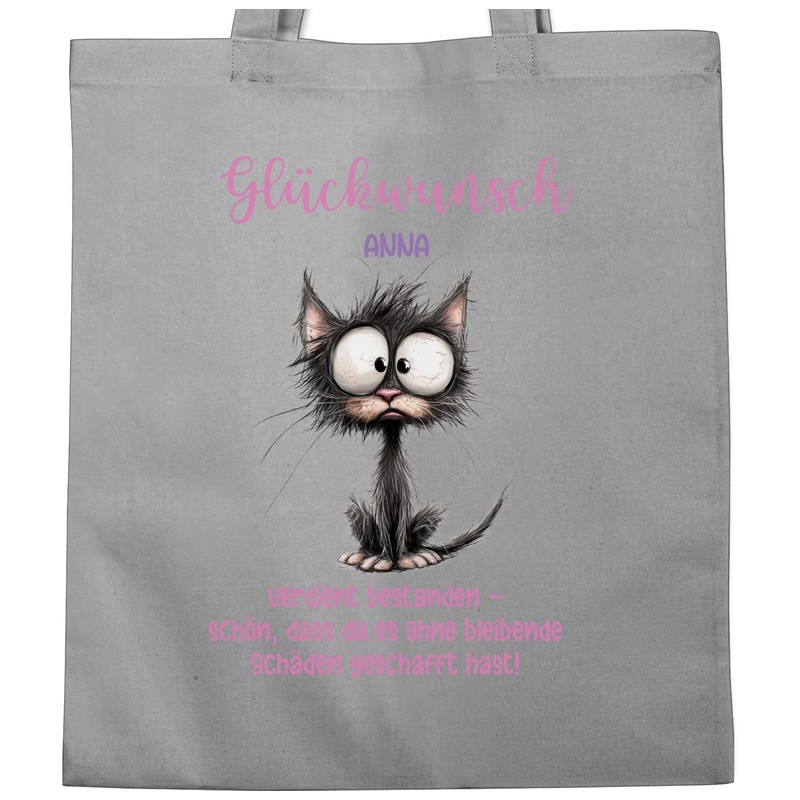 Baumwolltasche - Glückwunsch verdient bestanden I Ausbildung Geschenkideen bestandene Prüfung