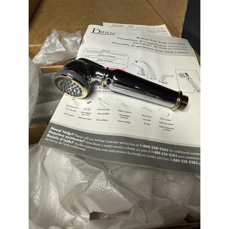 Danze Melrose Collection 2-Handle Roman Faucet Trim w/ Shower D309702CPBVT