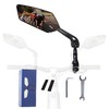 Foldable mirror for mountain bikes, 360-degree rotatable mirror, Bicycle Mirrors