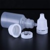 Lifreer 50PCS Dropper Bottles 20ml Squeezable Dropper Bottles White Eye
