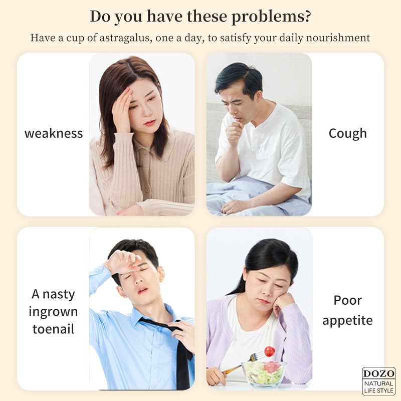 DOZO Astragalus Slice Radix Astragalus Root Huang qi Tea 黄芪