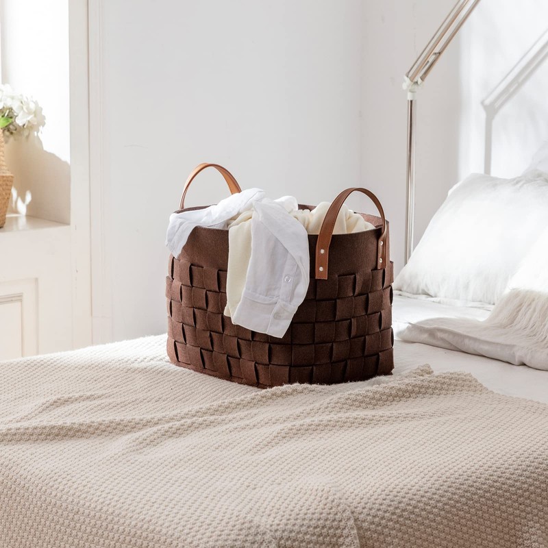 boldmonkey Laundry Basket 15 " x13 x11 2 Pack, Large