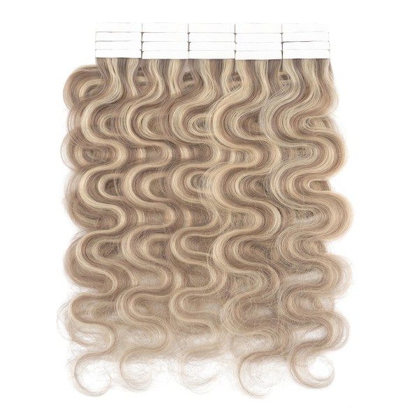 Hairro Tape in Human Hair Extensions Body Wave 14 Inch