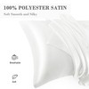 PiccoCasa Satin Pillowcase, Cool Envelope Style Pillowcase, Rayon, Cool to