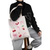Pyoul Pink Bow Cherry Handbag Gift for Cherry Lovers Aesthetic