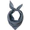 Prettystern 100% Silk Neckerchief Women Men Paisley Silk Scarf Summer