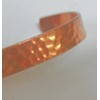 Roger Enterprises Solid Copper Cuff Bracelet Hammered Design Texture