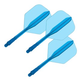 Lavishio Dart Flights and Shafts,3pcs Standard Shaped Dart Flights And Stem,Professional Dart Accessories,Dart Flights Kit, Flights For Steel Tip Darts And Soft Tip Darts