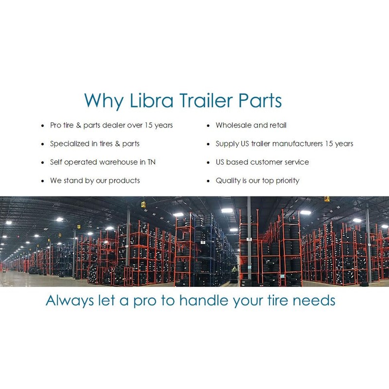 LIBRA Two 12" Electric Trailer Brake Magnet Replacement Kits -