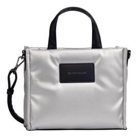 TOM TAILOR Women's Patti Shopper, silver, Fashion