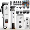 LQT Hair Clippers for Men Rechargeable Cordless Beard Trimmer &