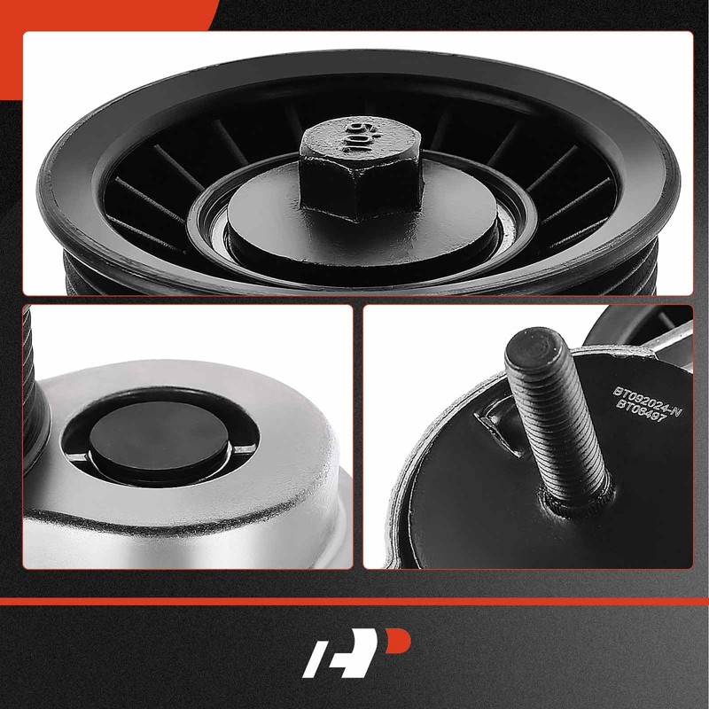 A-Premium Belt Tensioner Assembly with Pulley Compatible with Dodge Ram