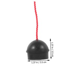 WOONEKY Chalk Holder for Billiards Pool Snooker Chalk Holder with Cord Durable Rubber Case Non-Slip for