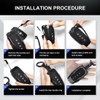 Key Fob Cover Metal Key Shells Protective Case Compatible with