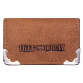 Leather Coin Purse | Viennese Box Made of Genuine Leather | Wallet with Coin Chute - Slim Wallet | Leather Mini Wallet - Coin Purse, Brown (1)