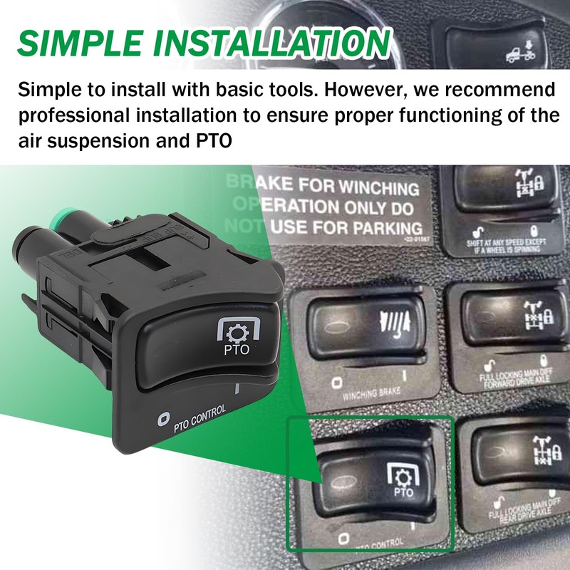 G90-6022-004BN Air Suspension Dump Valve Switch PTO Control Shift Lift