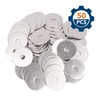 50PCS 1/4" x 1-1/4" Fender Washers, 18-8(304) Stainless Steel Flat