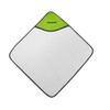 Kawasaki Baby Hooded Towel Baby Towel, white green
