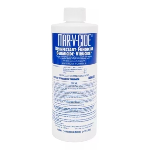 Common Wealth Desinfectante Marvy Mar V Cide 473ml 16oz Barbicida