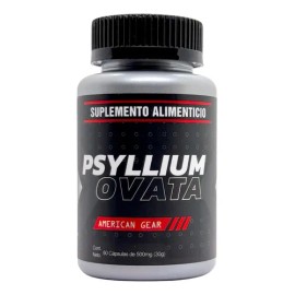 American Gear Psyllium Ovata 60 Cápsulas Fibra Suplemento Nutricional