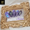 ❣Purple Reflection Handmade Nail Tips - Short Round / ❣보라빛반사