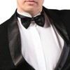 Yolev Black Bow Tie Men's Classic Adjustable Pre-Tied Bow Tie